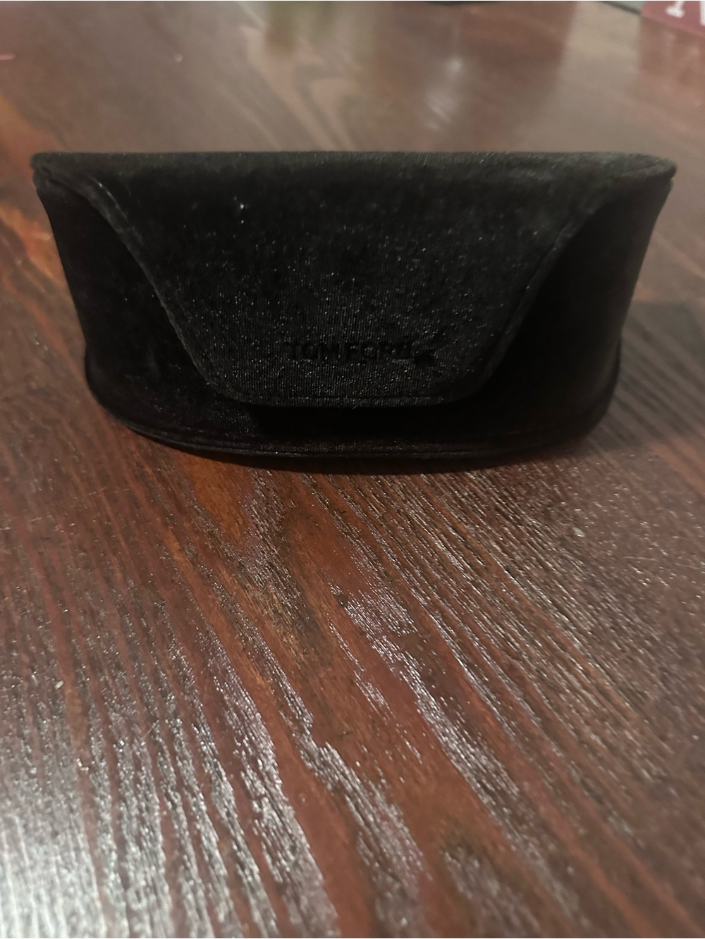 Tom ford dark brown soft sided gasses case